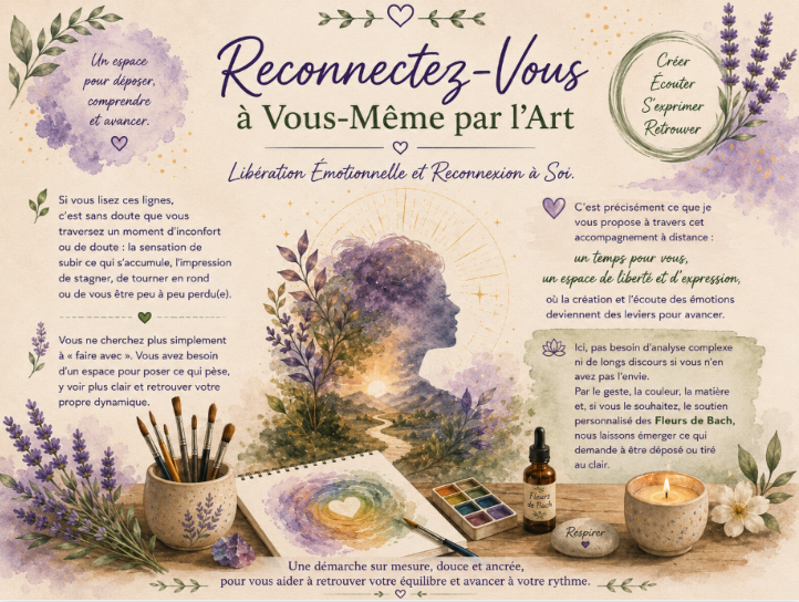 L'art Thérapie pour se reconnecter à soi.